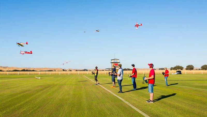Terrain d aeromodelisme officiel