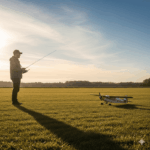 Test de porté pour un ensemble radiocommande et un avion rc