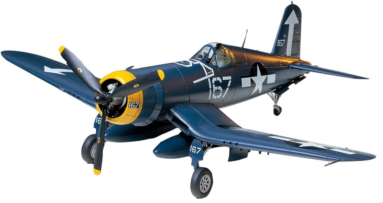 Tamiya - 61061 - Maquette - Corsair F4U-1D - Echelle 1:48, Bleu – Image 2