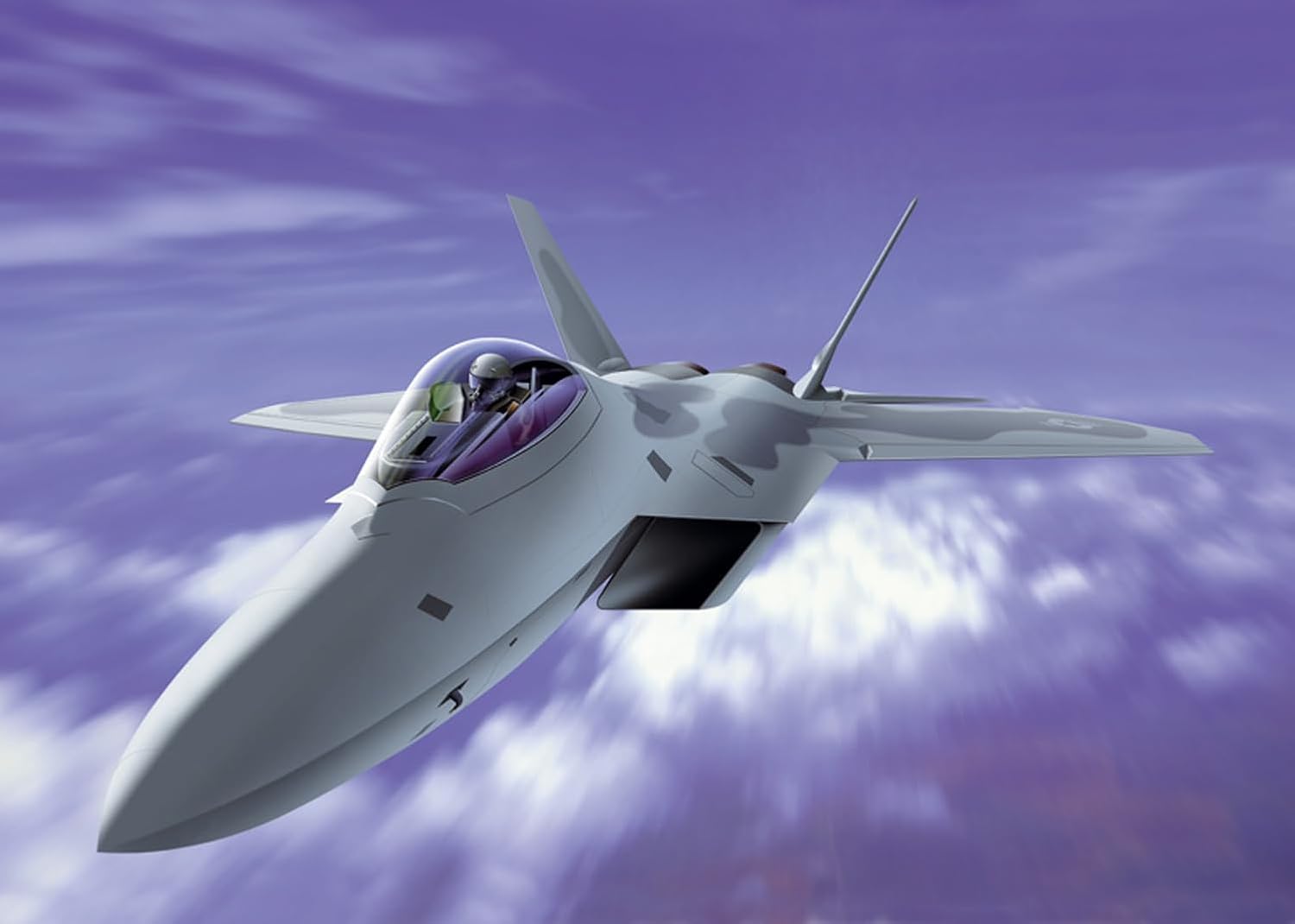 Italeri - I1207 - Maquette - Aviation - F-22 Raptor - Echelle 1:72 - image 8