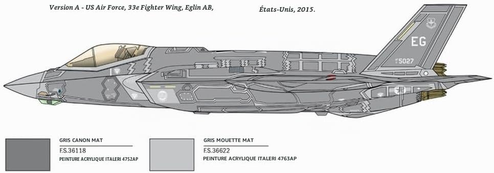Italeri - Maquette - F-35A, I1409 - image 4