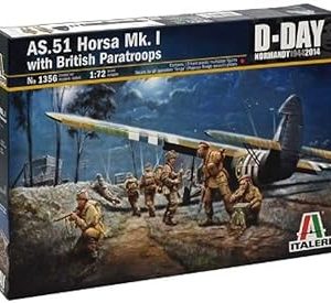 Italeri – I1356 – Maquette – Aviation – Planeur As.51 Horsa + Paras