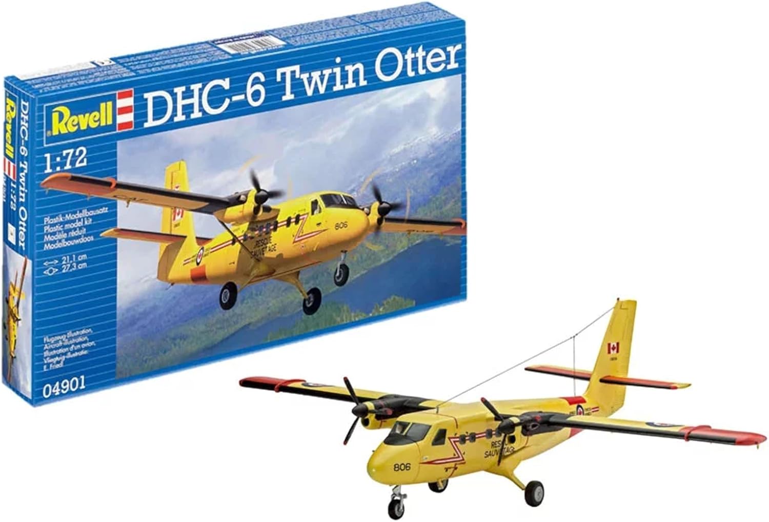 Revell - 04901 - Maquette D'aviation - DH C-6 Twin Otter - 95 Pièces, Jaune - image 2