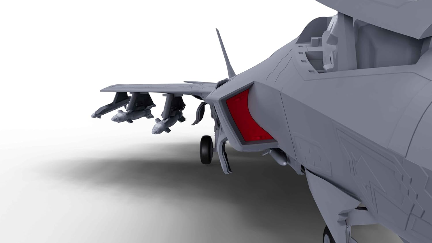 Revell 03799 Lockheed Martin F-35A Avion de Chasse à l'échelle 1:72 Maquette en Plastique Non construit/Non Peint, Couleur moulée - image 5