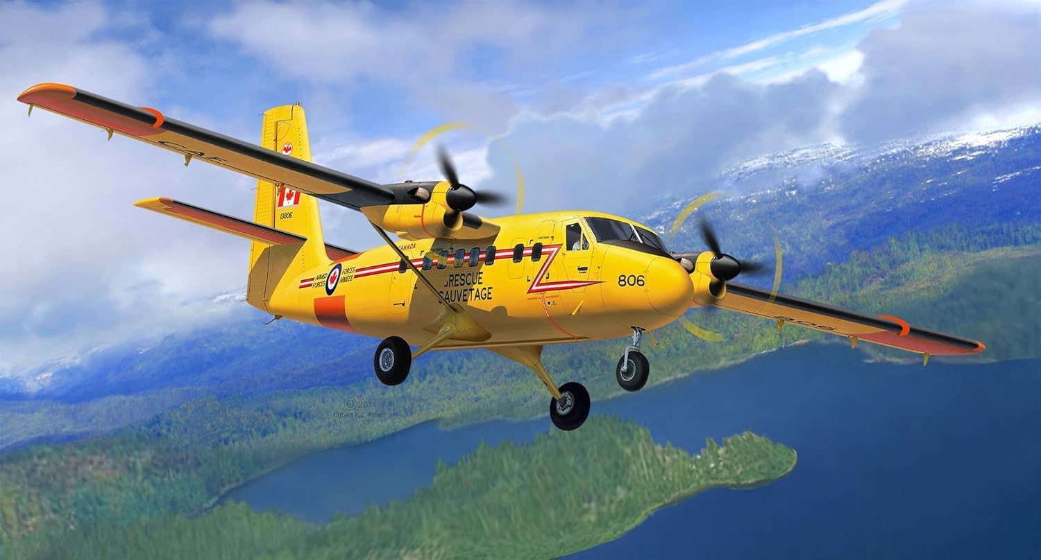 Revell - 04901 - Maquette D'aviation - DH C-6 Twin Otter - 95 Pièces, Jaune - image 9