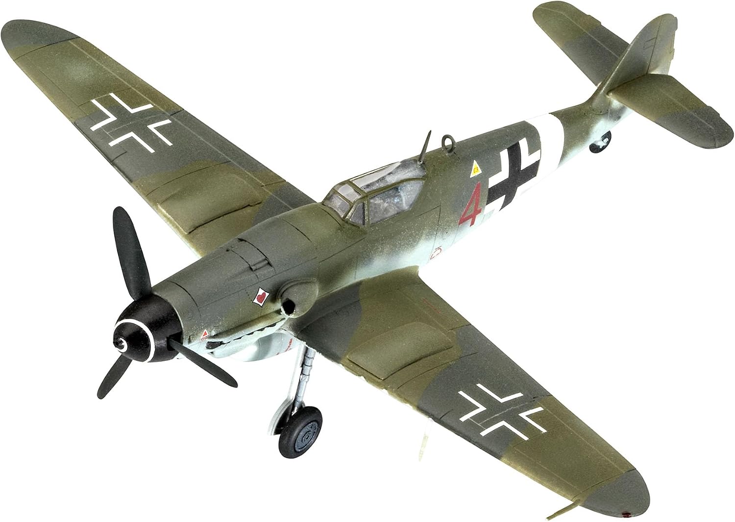 Revell 03710 - Set de 2 maquettes d'avions de Combat Bf109G-10 & Spitfire à Construire, échell 1/72 - image 6