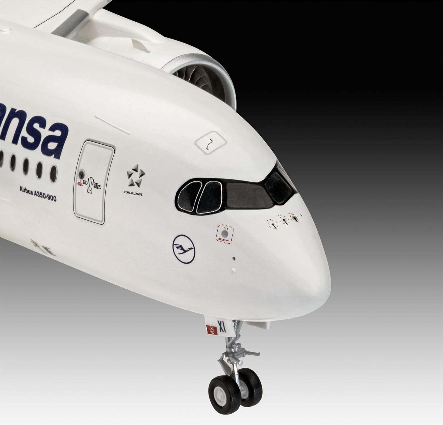 Revell 03881 Maquette d'Avion Airbus A350-900 Lufthansa, Échelle 1/144, Blanc - Échelle 1:144 - image 7