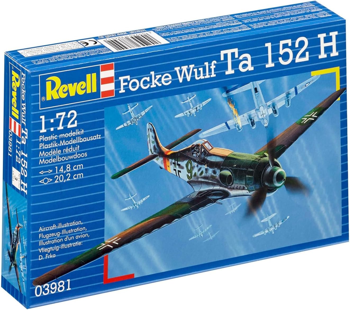 Revell Kit de Maquette d'avion Focke Wulf Ta152H Échelle 1:72 - image 7
