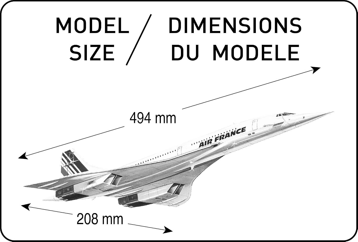 Heller - 80445 - Construction Et Maquettes - Concorde - Echelle 1/125ème - Échelle 1:125 - image 3