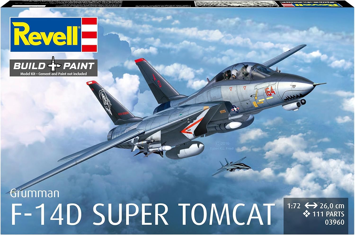 Revell - 03960 - Maquette - F-14D Super Tomcat - Echelle 1/72 - Échelle 1:72 - image 3