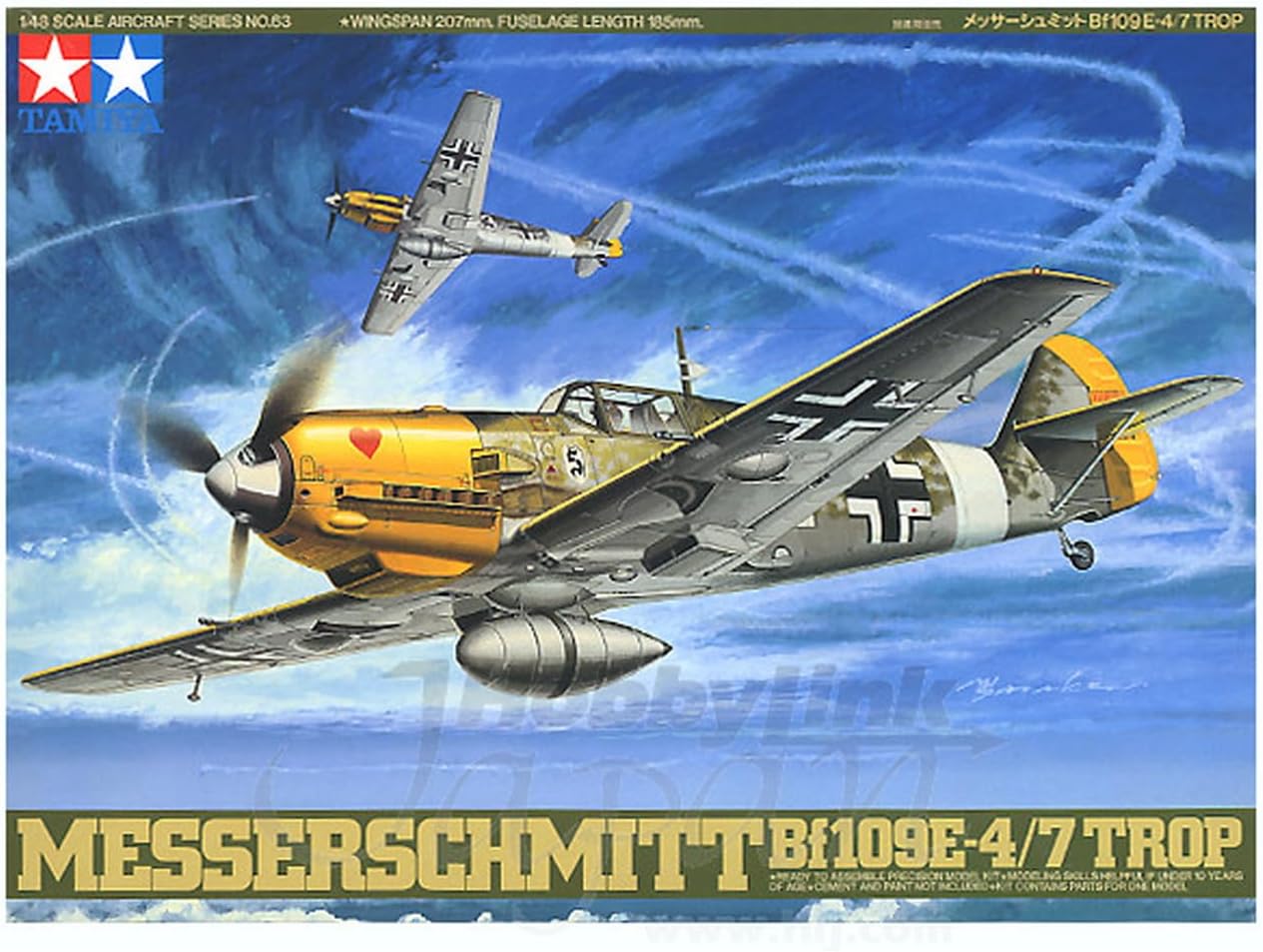 Tamiya - 61063 - Maquette - Messerschmitt - BF109E-4 / 7 Trop - Echelle 1:48 - image 3