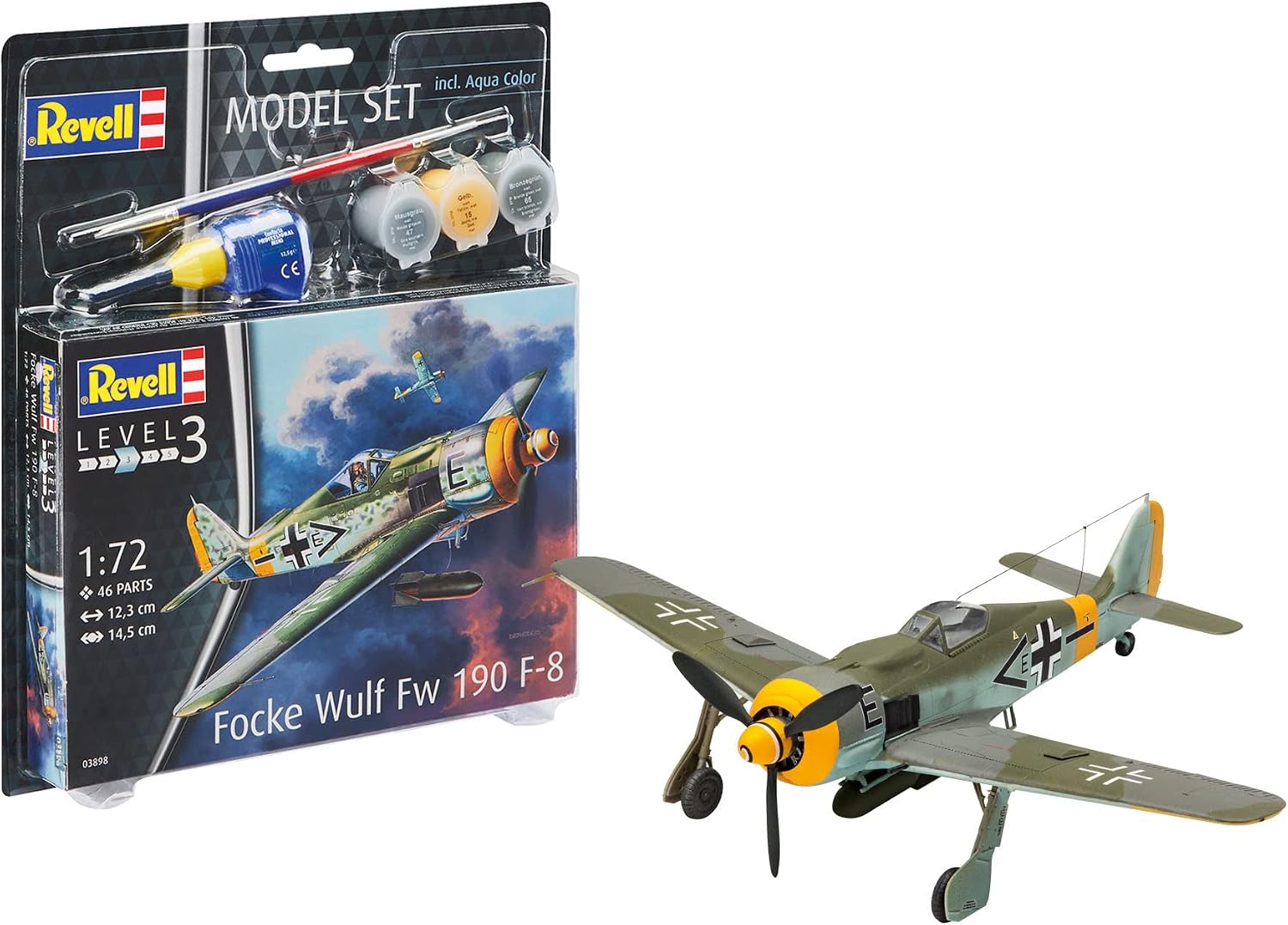 Revell - Focke Wulf FW190 F-8 Maquette Avion, 03898 - image 12