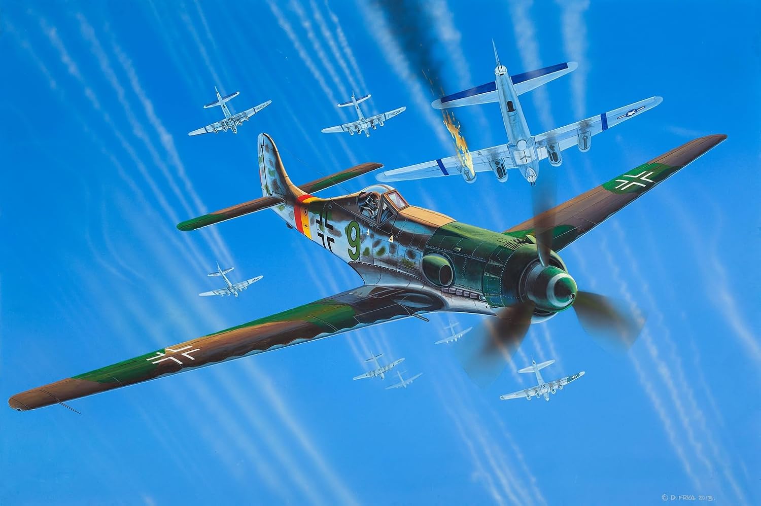 Revell Kit de Maquette d'avion Focke Wulf Ta152H Échelle 1:72 - image 5