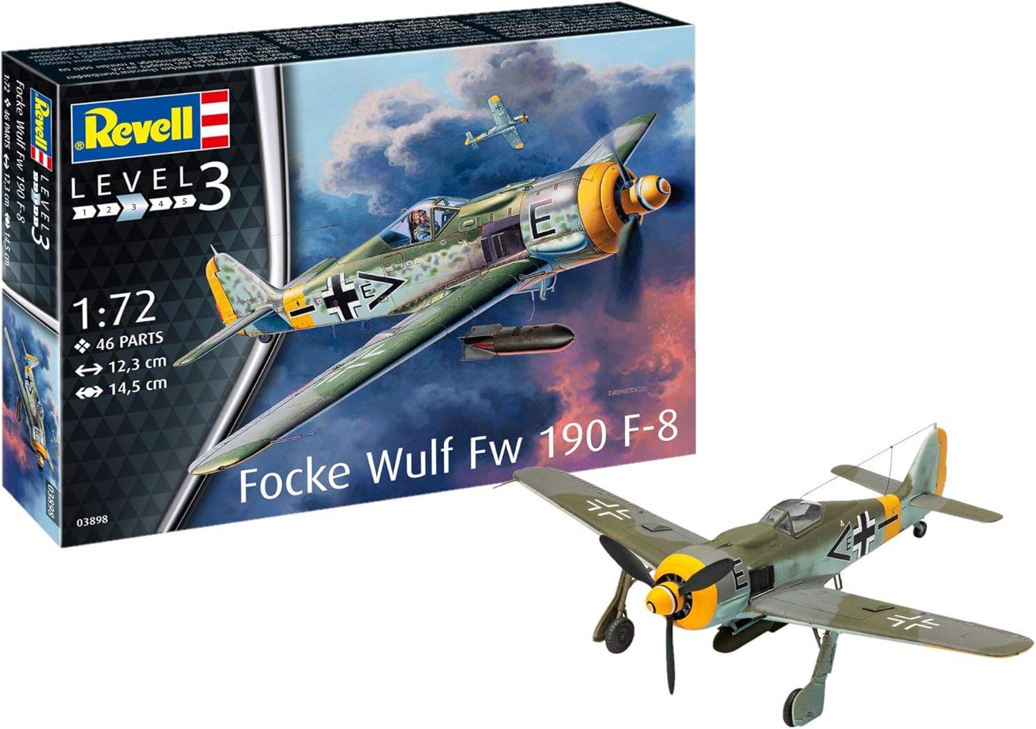 Revell - Focke Wulf FW190 F-8 Maquette Avion, 03898 - image 2