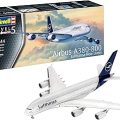 Revell 03872 Maquette d'avion Airbus A380–800 Lufthansa, échelle : 1/144 - Échelle 1:144 - image 1