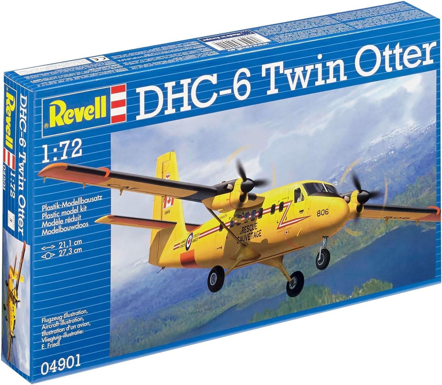 Revell - 04901 - Maquette D'aviation - DH C-6 Twin Otter - 95 Pièces, Jaune - image 10