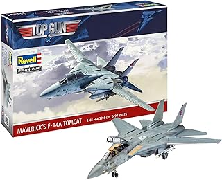 Revell-F-14 A Tomcat Top Gun Maquette, 3865, Non laqué RV03865 - Échelle 1:48 - image 1