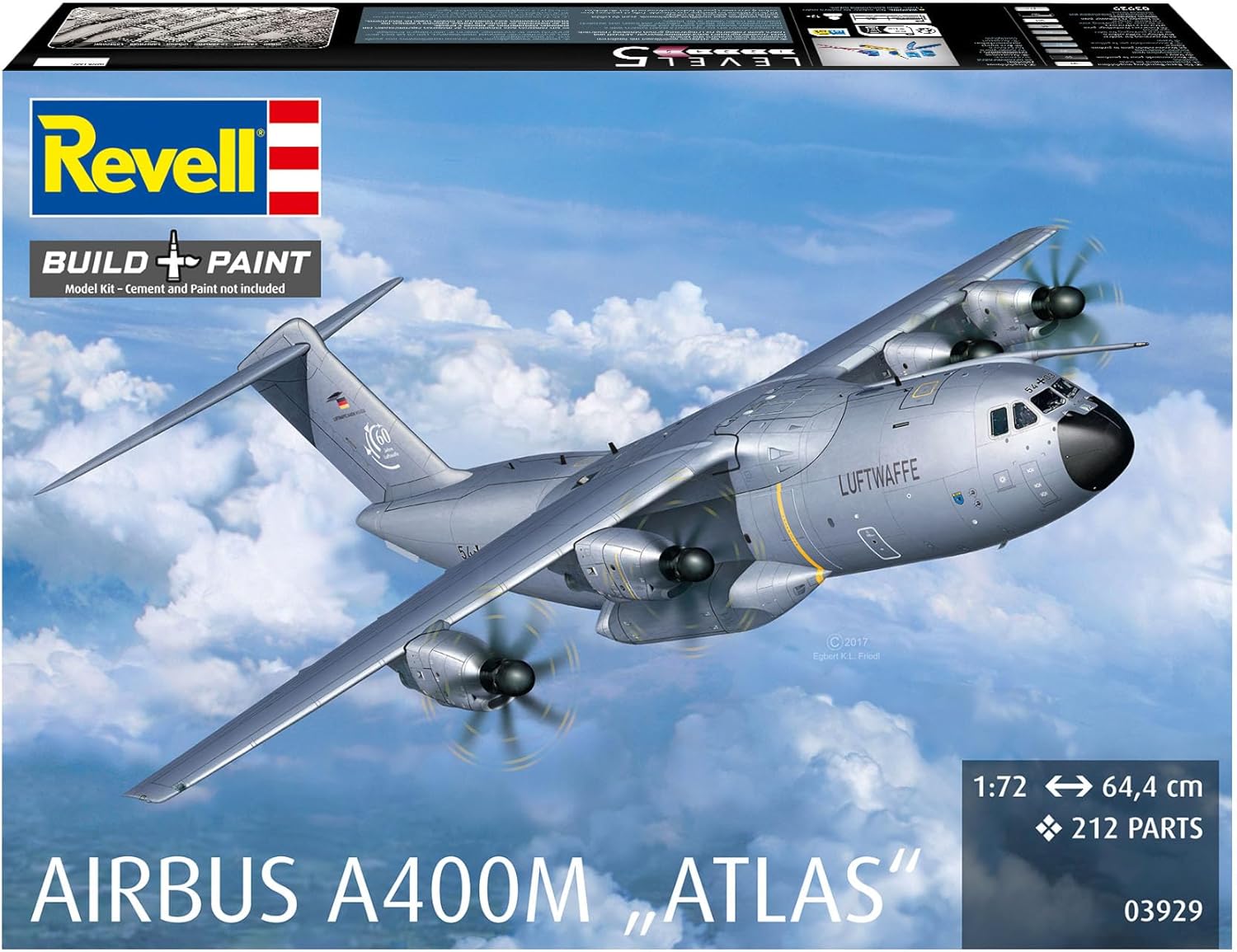 Revell 03929 Maquette d'avion Airbus A400M Atlas - Échelle 1:72 - image 3