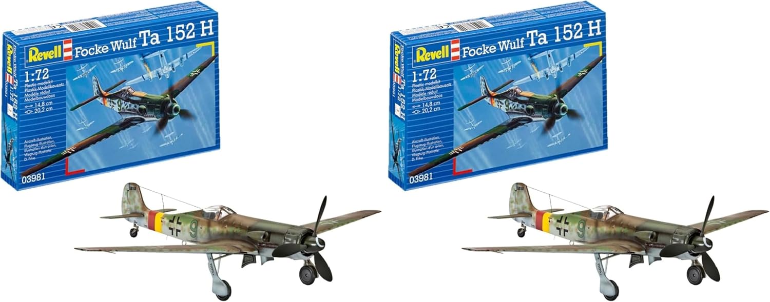 Revell Kit de Maquette d'avion Focke Wulf Ta152H Échelle 1:72 - image 9