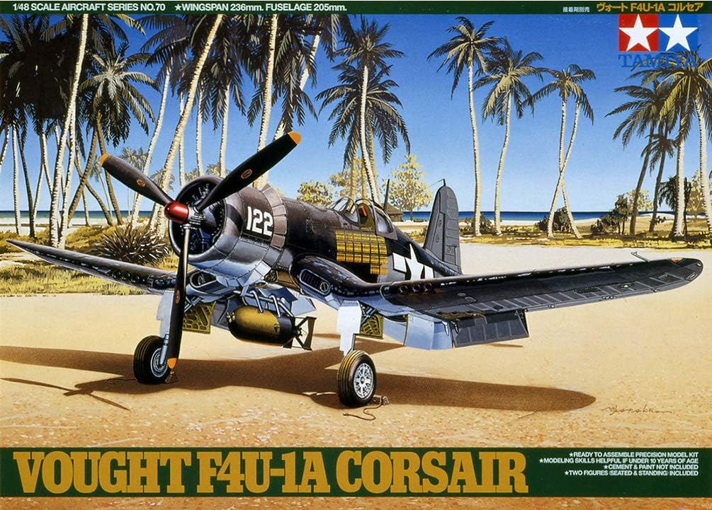 Tamiya - 61070 - Maquette - Corsair F4U-1A - Echelle 1:48 - image 6