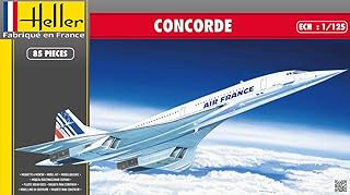 Heller - 80445 - Construction Et Maquettes - Concorde - Echelle 1/125ème - Échelle 1:125 - image 1