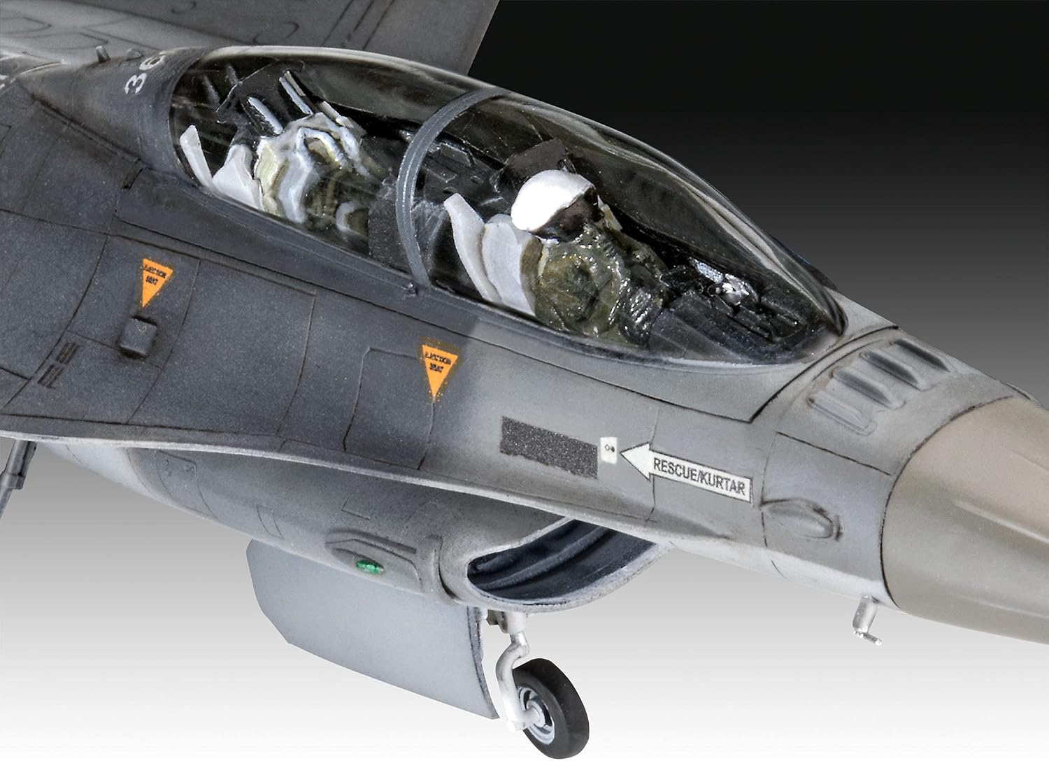 Revell-F-16D Tigermeet 2014, 1:72, 21,3 cm Maquette Avion, 03844, Multicolore - image 5