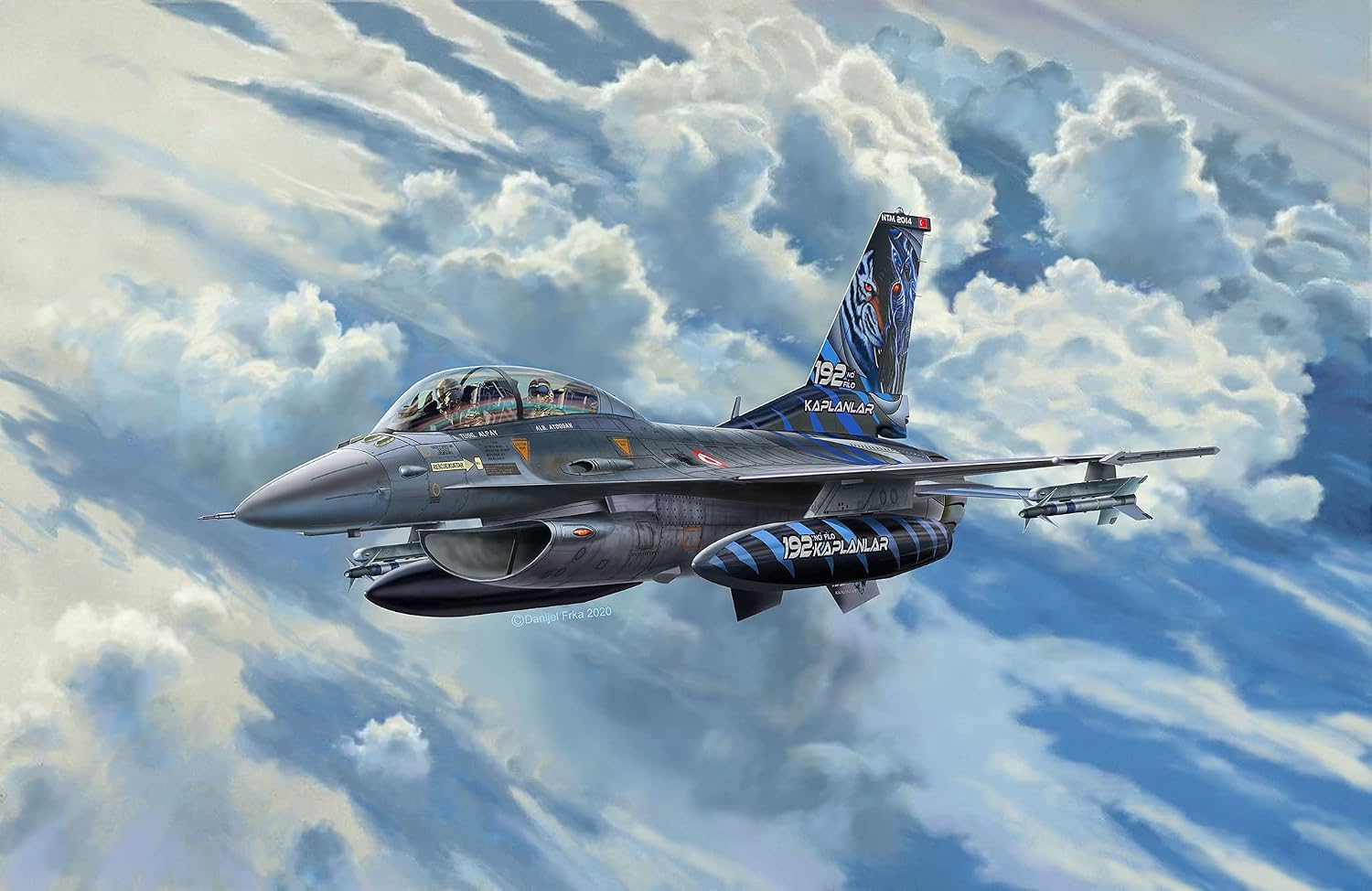 Revell-F-16D Tigermeet 2014, 1:72, 21,3 cm Maquette Avion, 03844, Multicolore - image 9
