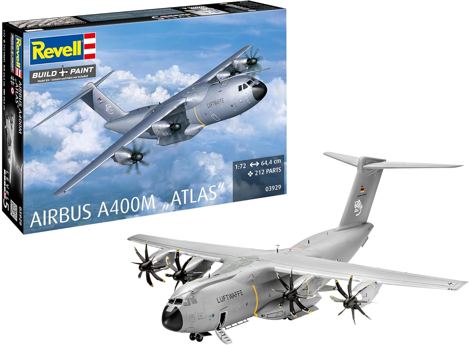Revell 03929 Maquette d'avion Airbus A400M Atlas - Échelle 1:72 - image 2