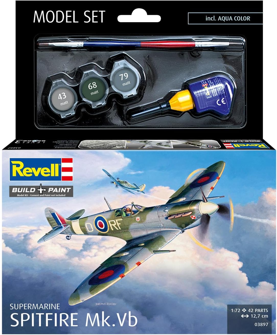 Revell 63897 Modèle Kit Super Marine Spitfire M L'échelle 1 : 72 - image 3