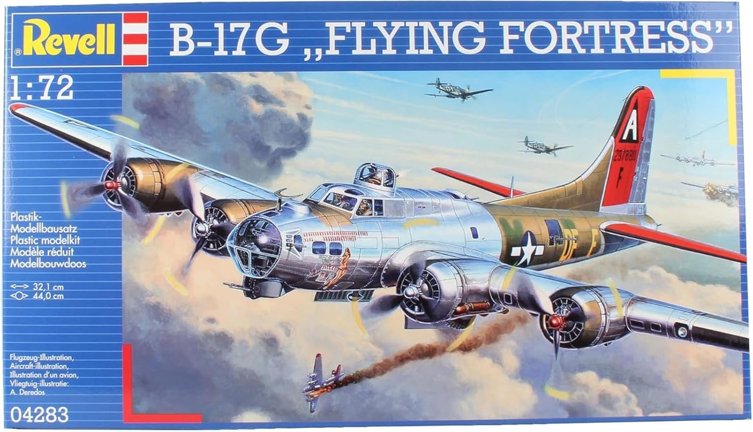 Revell - 4283 - Maquette Classique à Peindre et à Coller - B-17G Flying Fortress, Multi-colore - image 3