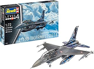 Revell-F-16D Tigermeet 2014, 1:72, 21,3 cm Maquette Avion, 03844, Multicolore - image 1