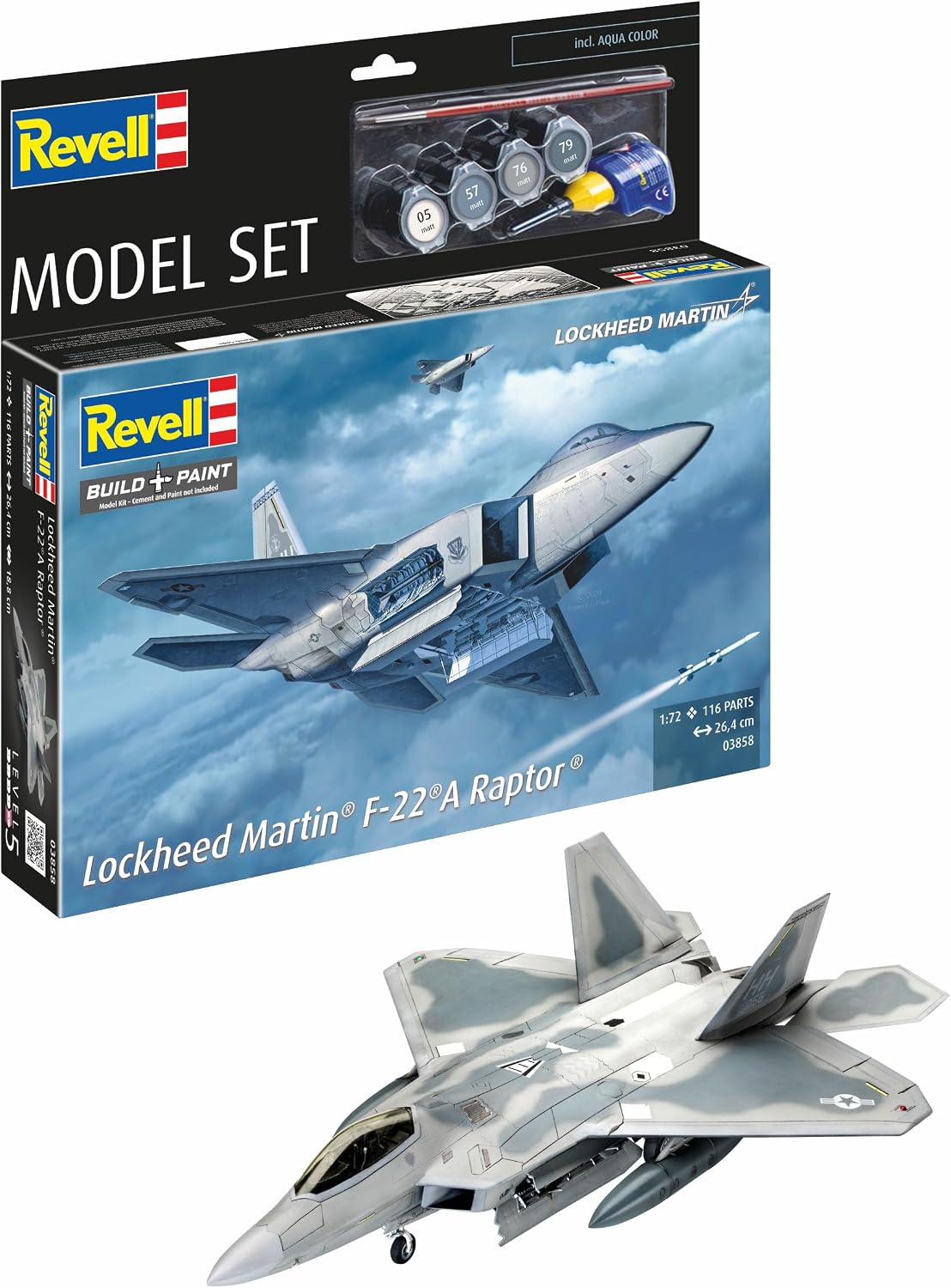 Revell-F-16D Tigermeet 2014, 1:72, 21,3 cm Maquette Avion, 03844, Multicolore - image 12