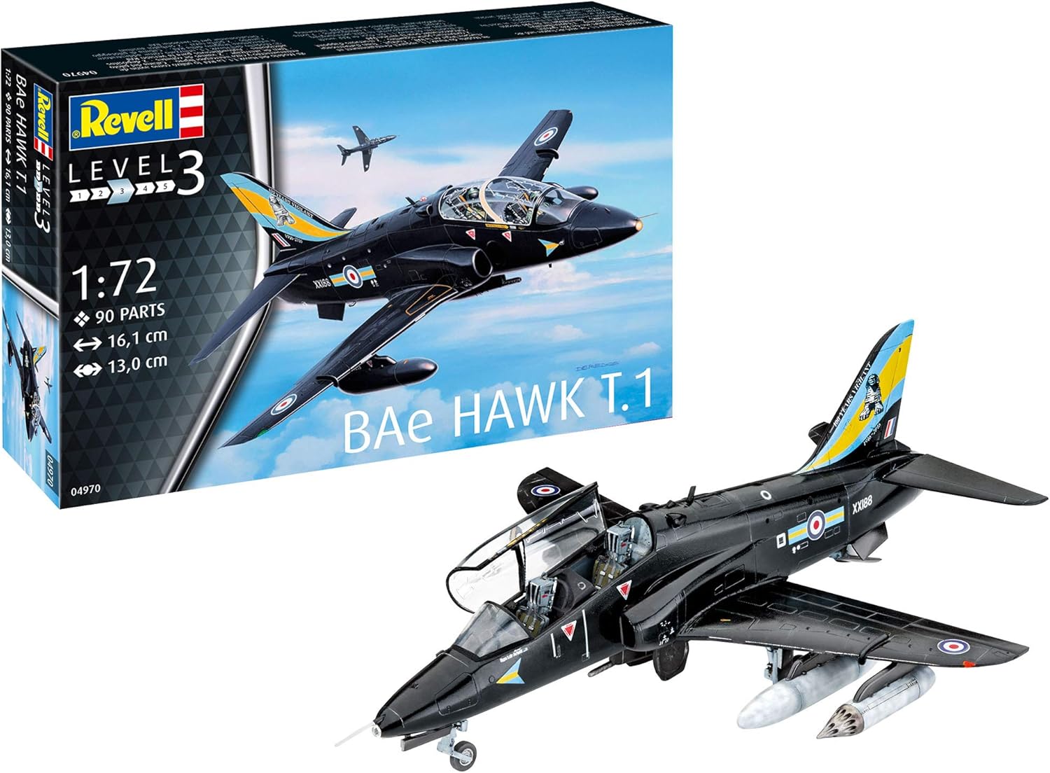 Revell 04970 Maquette d'avion Bae Hawk T.1 - échelle 1/72 - Niveau 3/5 - Échelle 1:72 - image 2