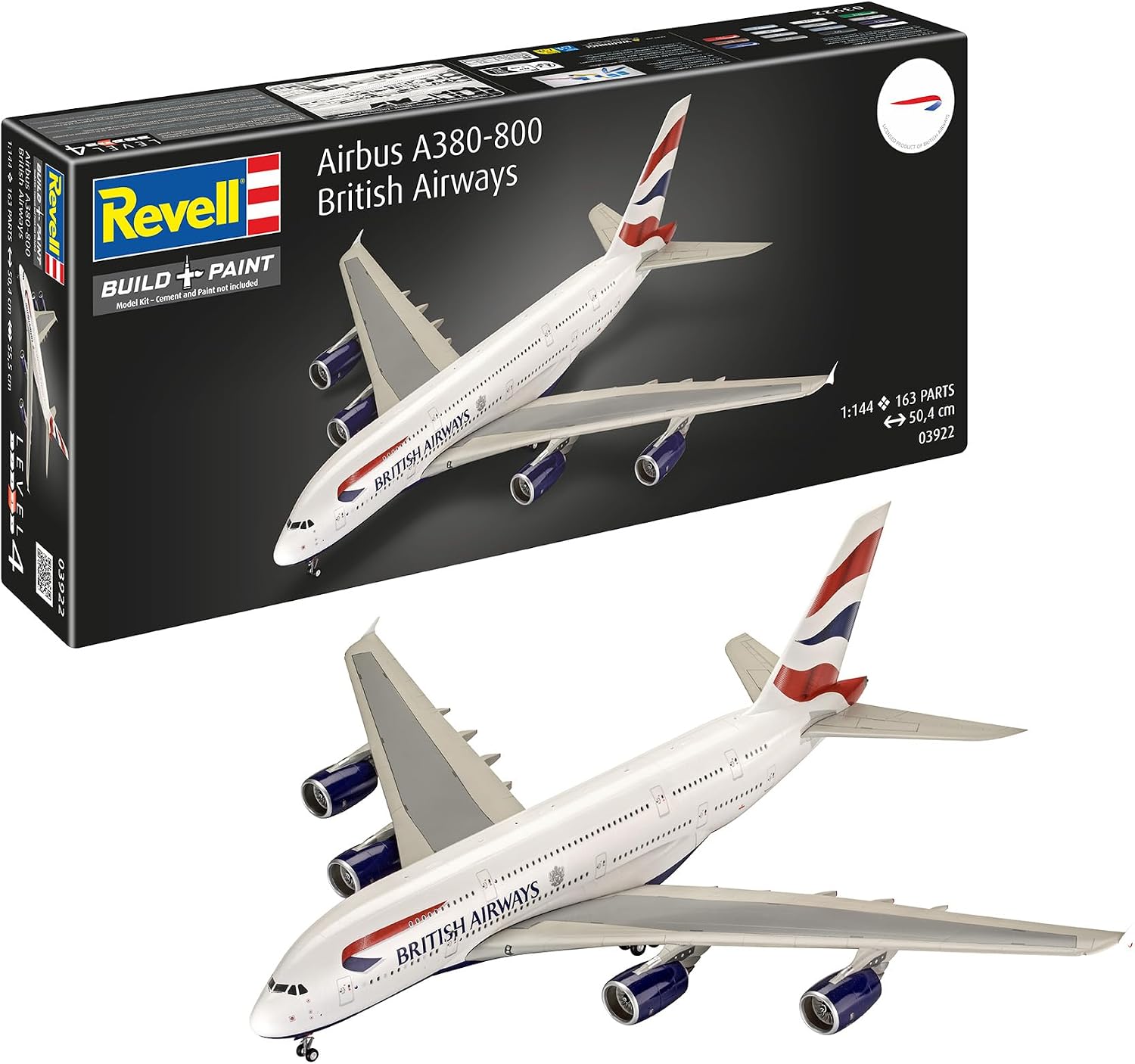 Revell 03922 Maquette A380–800 British Airways, Niveau 5, Échelle 1/144 - Échelle 1:144 - image 2