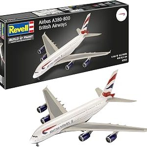 Revell 03922 Maquette A380–800 British Airways, Niveau 5, Échelle 1/144 – Échelle 1:144