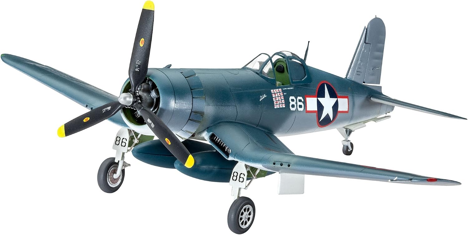 Revell - 63983 - Maquette D'aviation - Vought F4u-1d Corsair - 63 Pièces - Echelle 1/72, Bleu, Centre - Échelle 1:72 - image 3
