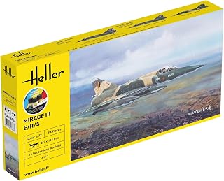 Heller Maquette, 56323, amd mirage iiie/r/5 ba,1/72, Gris - Échelle 1:72 - image 1