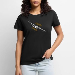 Pilote planeur fun décontracté – T-shirt Premium bio Femme